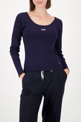 monari - Langarmshirt mit Strass night sky - Gr. - 40
