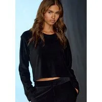 Buffalo Langarmshirt mit weicher Cord-Struktur