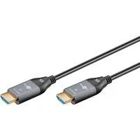 Optisches Hybrid Ultra High-Speed HDMI Kabel (AOC) 8K / 60Hz schwarz/grau, 40 Meter, 48 Gbit/s