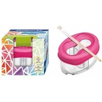Pelikan Zeichenkasten Pelikan Wasserbox Space+ magenta - Hochwertige Wasserbox für Schulmalk