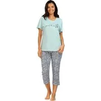 comtessa Pyjama Damen-Schlafanzug Single-Jersey gemustert