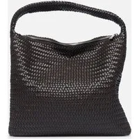 comma Schultertasche Tasche, Geflochtener Shopper mit Schulterriemen