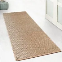 Floordirekt Läufer Kalkutta, robuste & strapazierfähige Sisal-Naturfaser, Rutschfest, rechteckig, Höhe: 5 mm, Sisal Teppichläufer in Boho-Style für alle Räume - verschiedene Größen