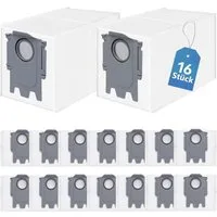 SURFOU Staubsaugerbeutel 16er Pack Staubsaugerbeutel für Roborock Qrevo & Saros, 3L Kapazität, kompatibel mit Qrevo Pro/Master/Curv/Slim/S8 MaxV Ultra