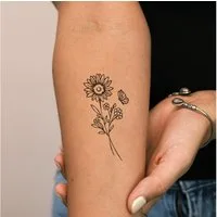 Inkster Schmuck-Tattoo Hochwertige temporäre Tattoos, Vegane & EU-Kosmetikzertifizierte Farbe, wasserfestes temporäres Tattoo, 2 Wochen Halt