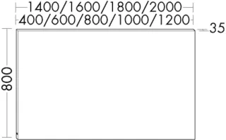 Burgbad Leuchtspiegel Sys30 PG3 Diago 800x400x35 Sys30 PG3 Diago, SIFL040R500 SIFL040R500