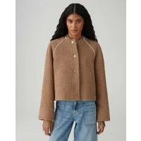 OPUS Blouson Hirona mit kontrastfarbenen Pipings Regular Fit lockere Passform, leicht ausgestellter Schnitt, Langarm