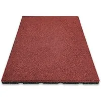 Floordirekt Outdoor-Bodenplatte Fallschutzmatte Play Protect, Bodenschutzmatte mit Drainage, verschiedene Dicken, 1-St., individuell kombinierbar, In vielen Farben, 50 x 50 cm