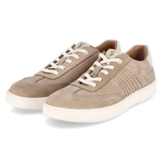 Salamander Low Sneaker - Gr. 40 - Taupe - Rauleder