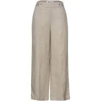 STREET ONE Schlupfhose High Waist Wide Leg Hose aus Leinen