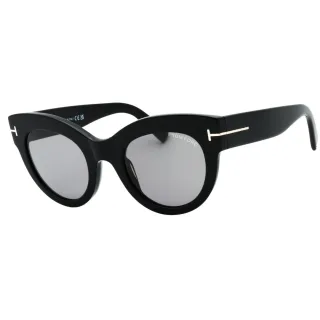 Tom Ford - Lucilla - Sonnenbrille Mit Dickem Rahmen Und Gespiegelten Gläsern In Glänzendem Schwarz