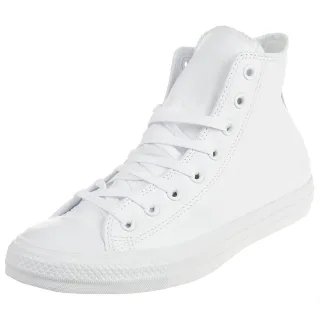 Converse CTAS LTHR HI Sneaker Chuck Unisex Leder Monochrom Weiss 1T406