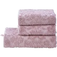 done.® Handtuch Set Provence Ornaments, Walkfrottier (Set, 3-St), Uni-Farben, Ornamente, mit Fransen