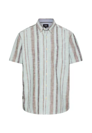 camel active - Karohemd aus reiner Baumwolle aqua blue - Gr. - L