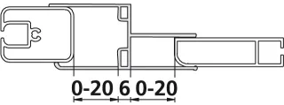 Kermi Kombiprofil Nova 2000 KPKEF1850 weiss, ZDKPKEFN21852K ZDKPKEFN21852K
