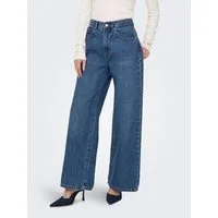 ONLY High-waist-Jeans ONLHOPE HW WIDE DNM ADD465 NOOS Baumwolle