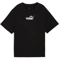 PUMA T-Shirt ESS NATURE 2.0 RELAXED TEE Kurzarm, Rundhalsausschnitt, aus Baumwolle, mit Print-Applikation