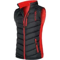 Nebulus Weste & Hemd REVIVAL, P4738 - Herren, schwarz-rot, L