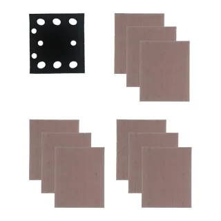 Milwaukee Schleifnetz Schwingschleifer 115x107mm 10-teiliges Set für Schwingschleifer - 4932500197