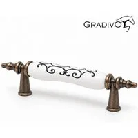 Gradivo Möbelgriff Schrankgriff Bügelgriff 931 - Bronze, 128 mm, Design 08