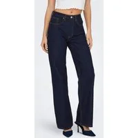 ONLY High-waist-Jeans ONLJUICY HW WIDE RINSE DNM MAS763 NOOS Baumwollmischung