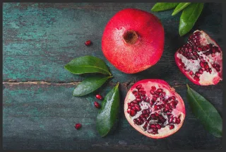 Fussmatte Granatapfel 10102 | Größe: 60 cm x 45 cm