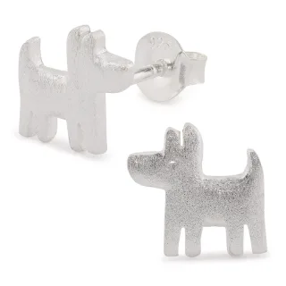 Hunde Ohrringe aus 925 Silber