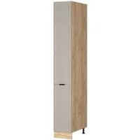Vicco Hochschrank Fame-Line, GrauBeige/Goldkraft Eiche, 30 cm (1-St)