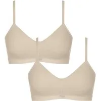 sloggi T-Shirt-BH EVER Ease (2-tlg) Frauen ohne Abdrücke
