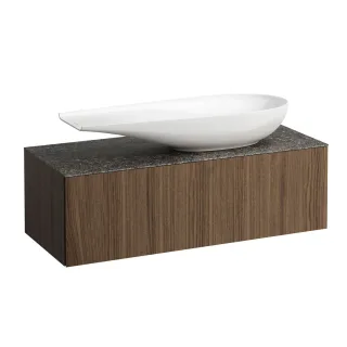 LAUFEN Waschtischunterschrank und Waschtischplatte ALESSI 500x1200x370  H4323250976301