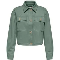 ONLY Kurzjacke ONLBELICIA LIFE FAUX SUEDE JACKET OTW aus weichem Wildlederimitat