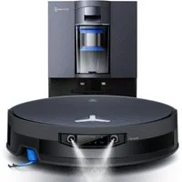 ECOVACS Nass-Trocken-Saugroboter DEEBOT X12 OmniCyclone, FocusJet-Technologie, 110 W, beutellos, 25cm, Wischrolle, OmniCyclone Station (beutellos), Haustierfreundlich