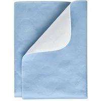 Inkontinenzauflage PFLEGE POINT® Inkontinenz-Mehrwegunterlage kochfest blau-weiß 75x85 cm PFLEGE POINT