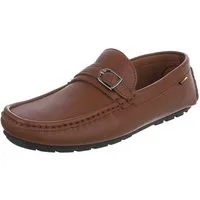Coolwalk Herren Mokassin Slip-On mit profilierter Sohle Slipper (91563745) Flach Slipper in Camel