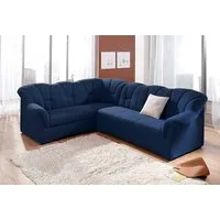 DOMO collection Ecksofa Papenburg B/T/H: 242/190/84 cm L-Form, wahlweise mit Bettfunktion, Langer Schenkel links oder rechts
