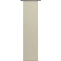 Neutex for you! Schiebegardine Galena Uni (1 St), Klettband, halbtransparent, inkl. Befestigungszubehör, Breite: 57 cm