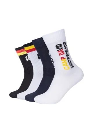 CAMP DAVID Socken "casual" 61.159.500 4 Paar, mit elastischem Bund