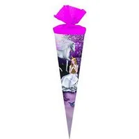 Livepac Office Schultüte Schultüte / Zuckertüte / Länge: 35cm / rund / "Märchenprinzessin"