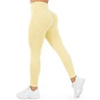 Smilodox Leggings Timea Sporthose Damen, Scrunch, Shaped Fit, High Waist, Gym Scrunch Naht, Rippstruktur, Shaped Fit, hoher Bund, Stretch