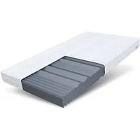 Kaltschaummatratze COMFORT PLUS 90x200, 140x200, 180x200 cm & weitere Größen, FDM, 14 cm hoch, (komfortable Matratze, Allergiker geeignet), Wendematratze mit zwei unterschiedlich festen Liegeseiten