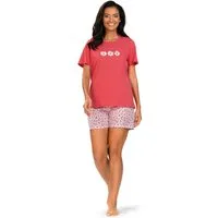 comtessa Shorty Summer Whisper (Set, 2 tlg., 2-teilig) Damen Pyjama 2-teilig kurze Hose Baumwolle große Größen