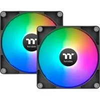 CT120 Reverse ARGB Sync PC Cooling Fan, Gehäuselüfter schwarz, 2er Pack, ohne Controller, Reverse, 120 mm