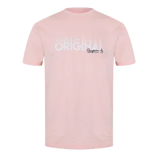 Original Penguin - T-Shirt für Herren, Rundhalsausschnitt, Regulär (Pink)