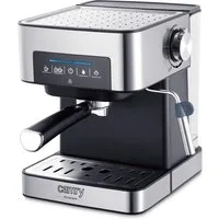 Camry Siebträgermaschine CR 4410, Stahlfilter, Espressomaschine, Cappuccino, Latte, Milchaufschäumer, Kaffeemaschine