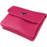 MIRROSI Mini Geldbörse Kleines Mittelgroßes Portemonnaie MADE IN ITALY Echtleder (11x8x2cm BxHxT), viele tolle Trendfarben zur Auswahl, leicht