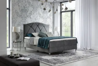 Boxspringbett Schlafzimmerbett DURMUS 160x200cm in div. Farbvarianten