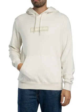 Napapijri Hoodie Mit Box-Logo, Weiß