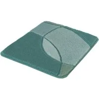 Kleine Wolke Badematte Kent, Badvorleger, Badezimmer Teppich, Höhe 20 mm, rutschhemmend beschichtet, fußbodenheizungsgeeignet, Polyacryl, rechteckig, Badteppich, modernes Design, Hoch-Tief Effekt