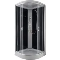 Sanotechnik Komplettdusche, BxT: 90x90 cm, Sicherheitsglas, 1-tlg., inkl. Kopf-Regenbrause