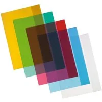 Herlitz Schulheft 10 Herlitz Heftumschläge / Hefthüllen DIN A4 / 5 verschiedene Farben